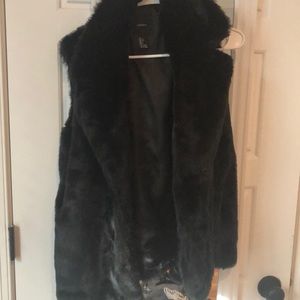 Faux fur vest
